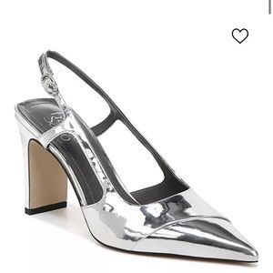 Franco Sarto Amina Pumps - silver patent